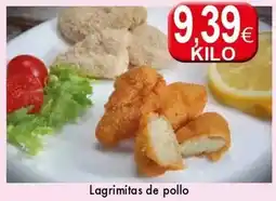 Congelados Copos Lagrimitas de pollo oferta