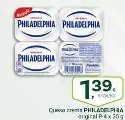 Supermercados Dani PHILADELPHIA  Queso crema original oferta