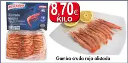 Congelados Copos Pescanova - gamba cruda roja alistada oferta