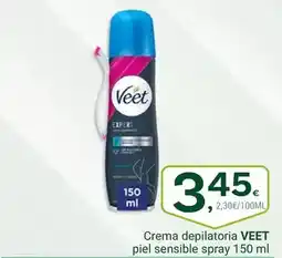 Supermercados Dani VEET Crema depilatoria piel sensible spray oferta