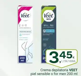 Supermercados Dani VEET Crema depilatoria piel sensible o for men oferta