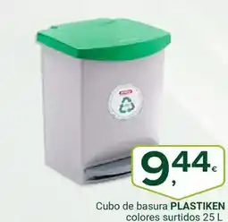 Supermercados Dani PLASTIKEN Cubo de basura colores surtidos oferta