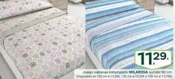 Supermercados Dani Juego sabanas estampado oferta