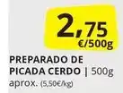 Supermercados MAS Preparado de picada cerdo oferta