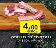 Supermercados MAS Costillas ibéricas frescas oferta