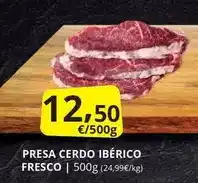 Supermercados MAS Presa cerdo iberico fresco oferta