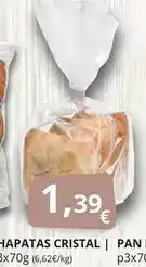 Supermercados MAS Cristal - papatas oferta