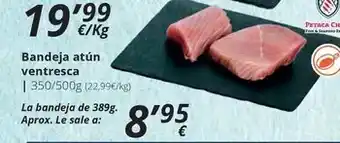 Supermercados MAS Bandeja atun ventresca oferta