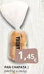 Supermercados MAS Pan chapata oferta