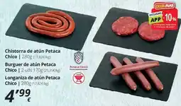 Supermercados MAS Mas - burger de atun pecaca oferta