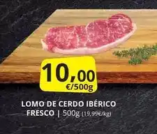 Supermercados MAS Lomo de cerdo iberico fresco oferta