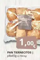 Supermercados MAS Pan tiernecitos oferta