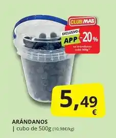 Supermercados MAS Mas - arándanos oferta