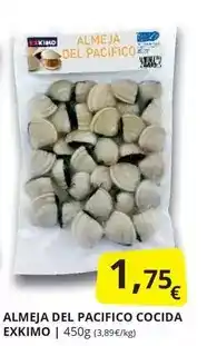 Supermercados MAS Exkimo - almeja del pacifico cocida oferta