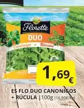 Supermercados MAS Florette - es flo duo canonico + riciuta oferta