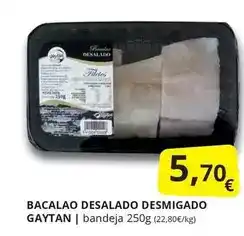 Supermercados MAS Gaytan - bacalao desalado desmigado oferta