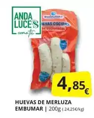 Supermercados MAS Embumar - huevas de merluza oferta