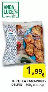 Supermercados MAS Delfín - tortilla camarones oferta