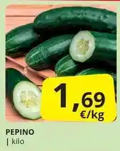 Supermercados MAS Pepino oferta