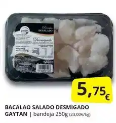 Supermercados MAS Gaytan - bacalao salado desmigado oferta
