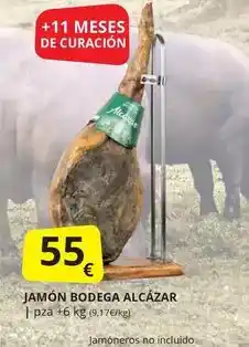 Supermercados MAS Alcazar - jamón bodega alcazar oferta