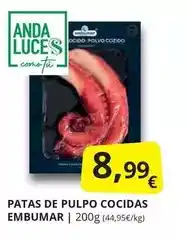 Supermercados MAS Embumar - patas de pulpo cocidas embumar oferta