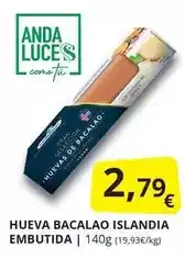 Supermercados MAS Anda - hueva bacalao oferta