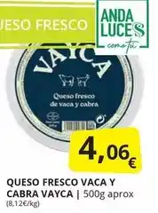 Supermercados MAS Anda - queso fresco vaca y cabra oferta
