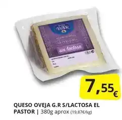 Supermercados MAS El pastor - queso oveja s/lactosa oferta