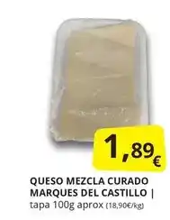 Supermercados MAS Marqués del castillo - queso mezcla curado oferta