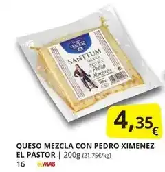 Supermercados MAS El pastor - queso mezcla con pedro ximenez oferta