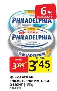 Supermercados MAS Philadelphia - queso untar natural o light oferta