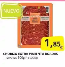Supermercados MAS Boadas - chorizo extra pimienta oferta
