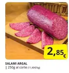 Supermercados MAS Argal - salami oferta