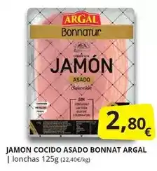 Supermercados MAS Argal - jamon cocido asado bonnat oferta