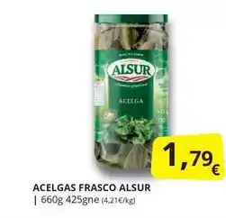 Supermercados MAS Alsur - acelgas frasco oferta
