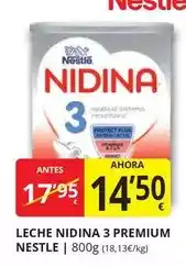 Supermercados MAS Nestlé - leche nidina 3 premium oferta