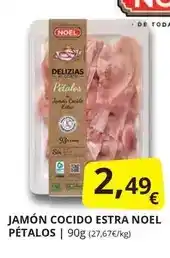 Supermercados MAS Noel - jamon cocido estra oferta