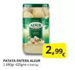 Supermercados MAS Alsur - patata entera oferta