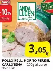 Supermercados MAS As - pollo rell. horno perejil carloteña oferta