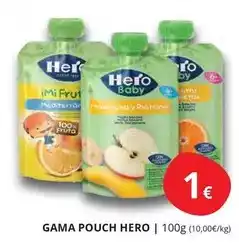 Supermercados MAS Hero - gama pouch oferta