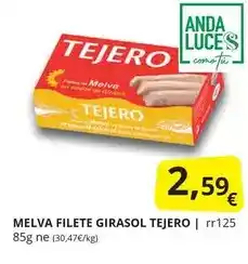 Supermercados MAS Tejero - melva filete girasol oferta