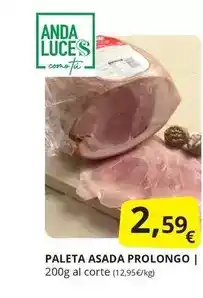Supermercados MAS Anda - paleta asada prolongo oferta