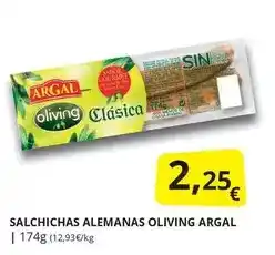 Supermercados MAS Argal - salchichas alemanas oferta