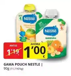 Supermercados MAS Nestlé - gama pouch oferta
