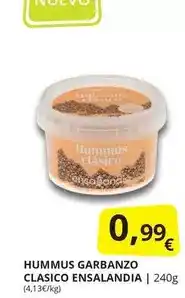 Supermercados MAS Ensalandia - hummus garbanzo clasico oferta