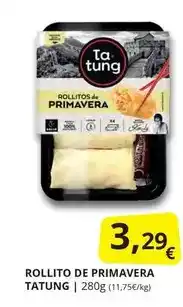 Supermercados MAS Rollito de primavera oferta