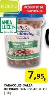 Supermercados MAS Anda - caracoles salsa oferta