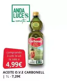 Supermercados MAS Carbonell - aceite o.v.e oferta
