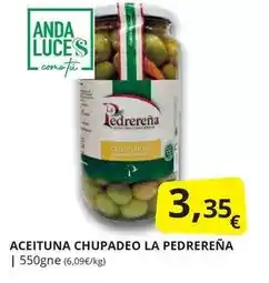 Supermercados MAS Anda - aceituna chupadeo oferta